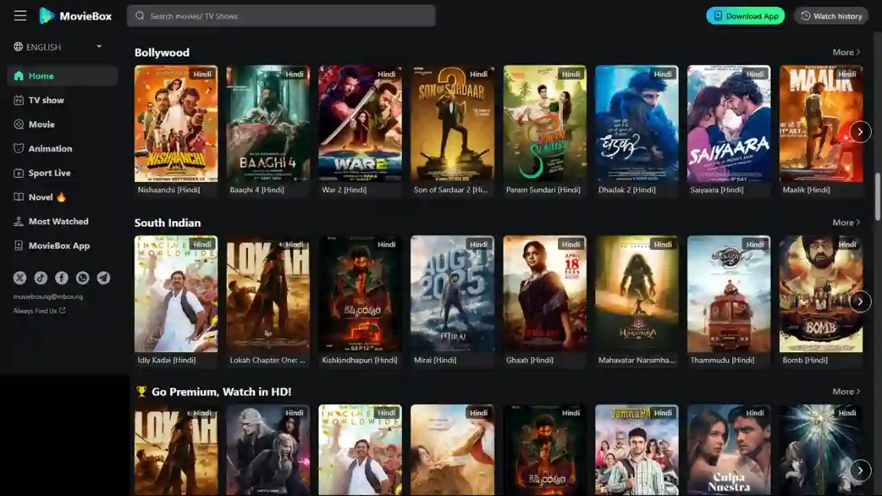 Moviebox TV Mod Player